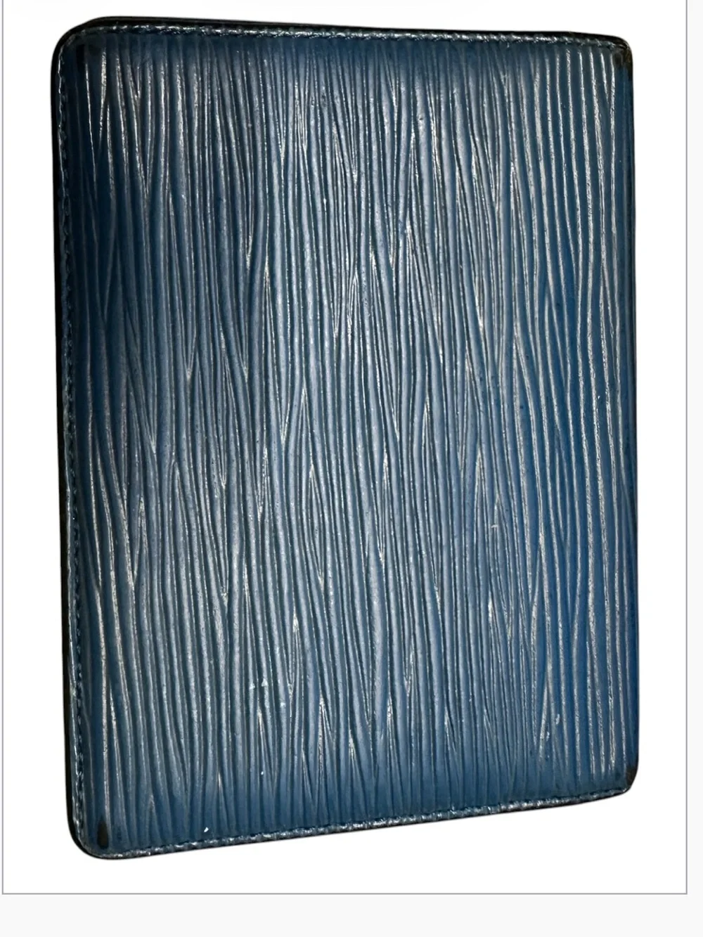 Louis Vuitton Blue Epi Leather Card ID Holder
